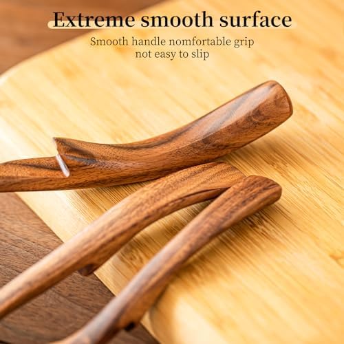 Gudamaye 3 Size Wooden Soup Ladles Set, 3 Hooks - Image 7