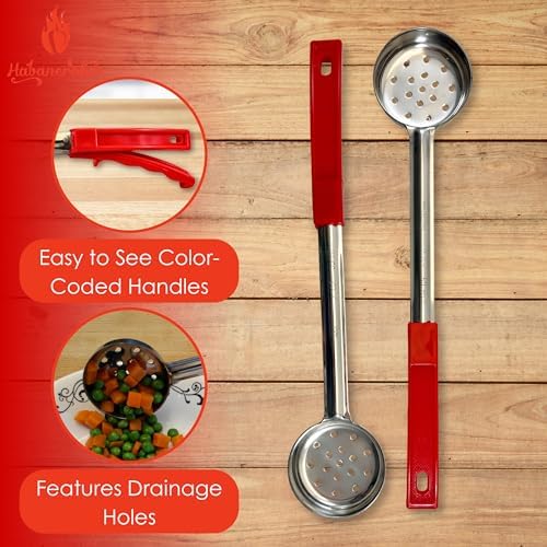 2 oz Slotted Stainless Steel Portion Control Ladle Spoodle - - Image 2