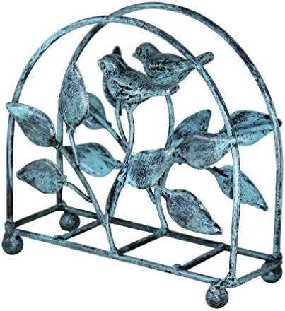 Set of 2 Cast Iron Bird & Tree Classic Napkin Holder/Tabletop Freestanding - Image 2