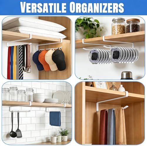 1 Pack Tumbler Lid Organizer, No Adhesive or Drilling, Kitchen Space Saver - Image 5