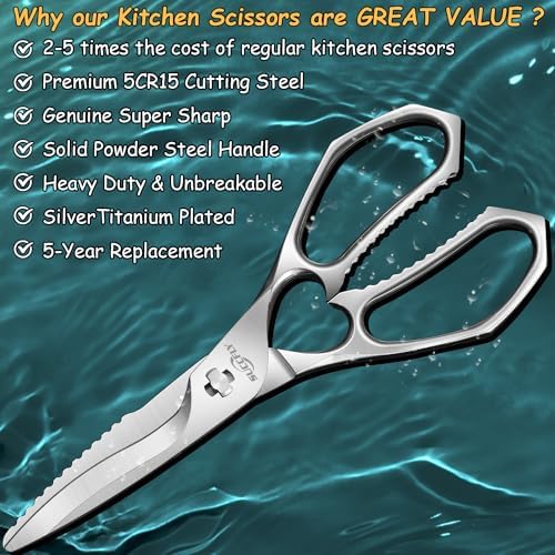 SUCCFLY Heavy Duty Kitchen Shears - Image 5