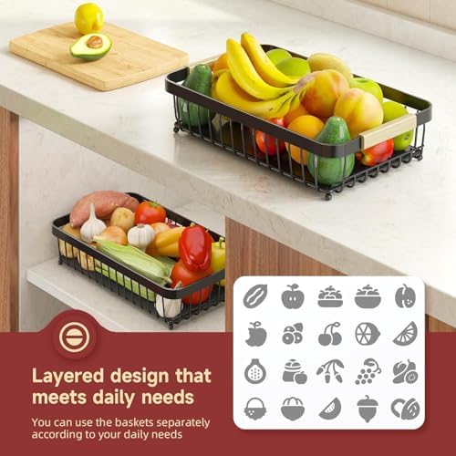 Sevenblue 2 Pack Fruit Basket - Image 6