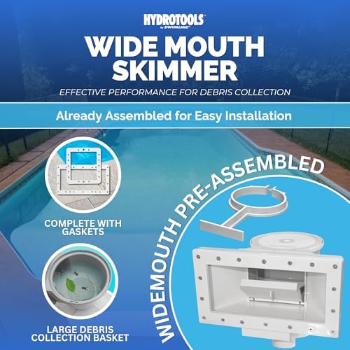 Swimline HYDROTOOLS Standard Wide Mouth Above Ground Pool Skimmer Kit | Already - Image 2
