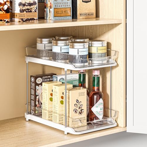 Delamu 2-Tier Multi-Purpose Bathroom Under Sink Organizers and Storage - Image 3