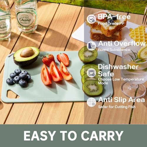 THETCHRY Plastic Cutting Board Set of 3-Cutting Boards - Image 3