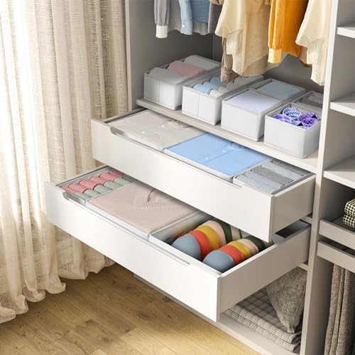 Drawer Organizer Clothes, Nursery Dresser & Closet Storage, 12 Pack - Image 3
