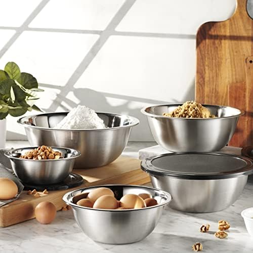 10-Piece Stainless Steel Mixing Bowl Set - Image 2
