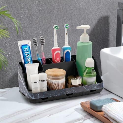 GFWARE Marble Black Toothbrush Holder - Image 6
