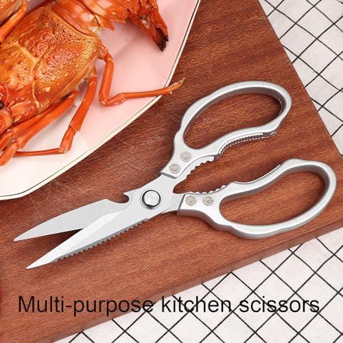 Kitchen Scissors Heavy Duty Stainless Steel Kitchen Shears Sharp Food Cooking - Image 5