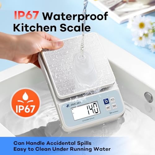 Digital Kitchen Scale 11lb/5kgx0.1g Waterproof Food Scales - Image 3