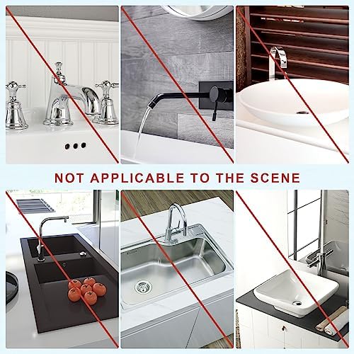 Kitchen Sink Splash Guard, Silicone Faucet Splash Guard, Longer Silicone Sink - Image 7