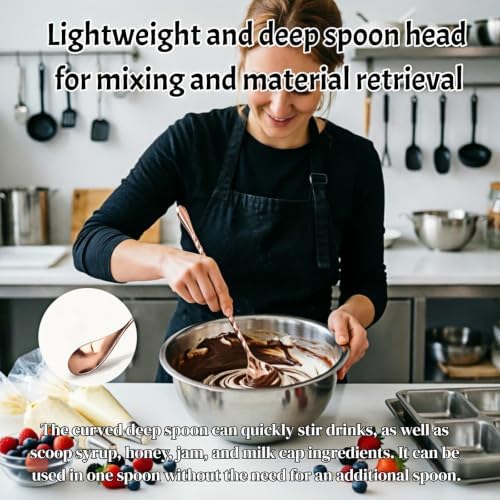 12 Inch Stainless Steel Cocktail Spoon, Spiral Bar Mixing Spoon - Image 4