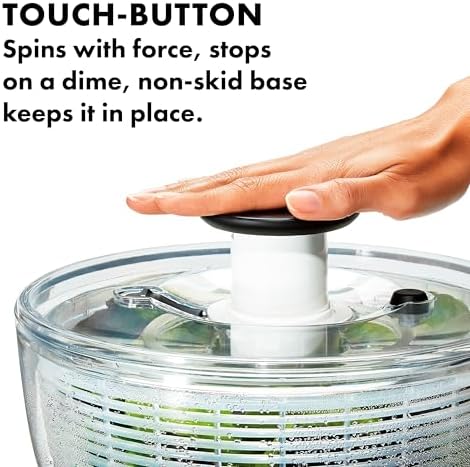 OXO Good Grips Salad Spinner | Lettuce Spinner | Fruit Washer | Fruit Washing - Image 7