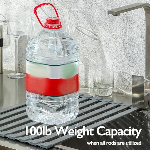 Mistifi Over-Sink Roll-Up Dish Drying Rack - Image 5