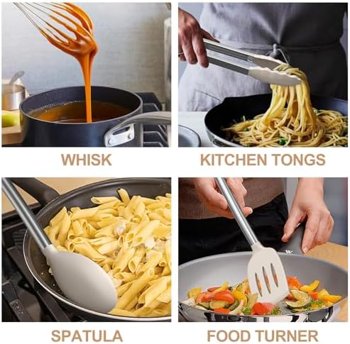 Kitchen Utensils Set-Umite Chef 34 Pcs Silicone Cooking Utensils Set - Image 4