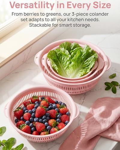 3-Piece Filter Pot Set, Food Grade Drainage Basket, Used - Image 2