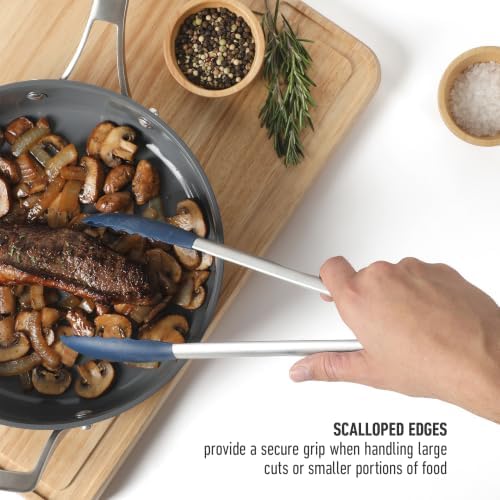 Calphalon Edge Kitchen Tongs, Stainless Steel Locking Tongs - Image 5