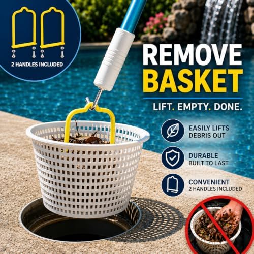 The Skimmie Pool Skimmer Net & Pole 53" - Image 4