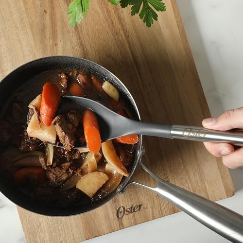 Oster Chadswyck 13.8” Cooking Spoon, Heat Resistant Silicone Head, Safe - Image 4