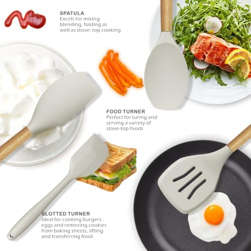 oannao Silicone Cooking Utensils Set - Image 3