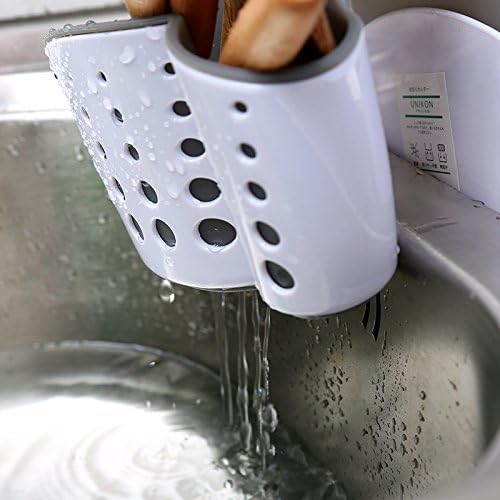 Kitchen Sink Caddy Sponge Holder, Saddle Faucet Organizer - Image 4