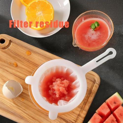 2 Pack 120 Micron Fine Mesh Strainer, Nylon and Plastic Fine Mesh Sieve - Image 5