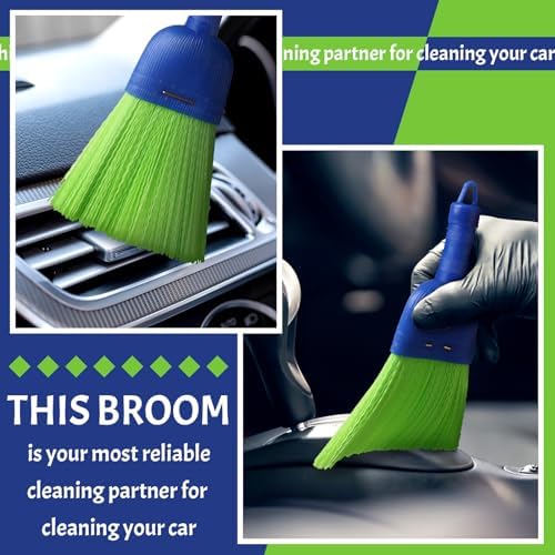 Domensi 4 Pcs Whisk Broom Poly Fiber Hand Brush - Image 4