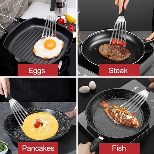 Beijiyi 2-Piece Silicone Fish Spatula - Image 5