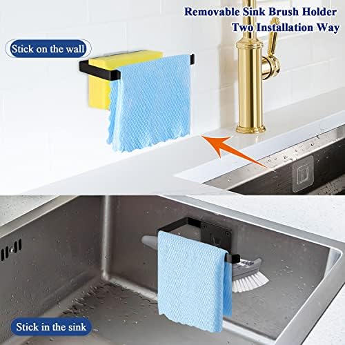 GAViA Sponge Holder for Kitchen Sink, Removable Stainless Steel Sink Caddy - Image 6