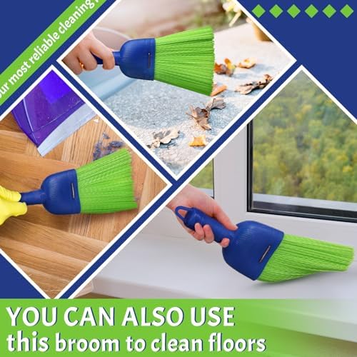 Domensi 6 Pcs Whisk Broom Poly Fiber Hand Brush - Image 6