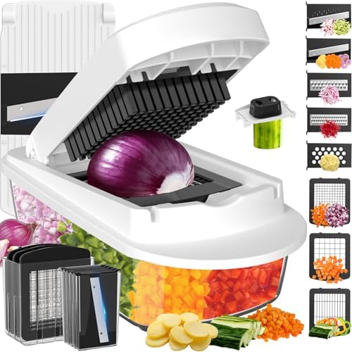8-Blade Cook Tool & Gadget Sets, Egg Slicer Chopper Grater Set by ukeetap