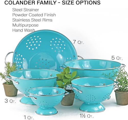 Reston Lloyd, 1.5 Quart Powder Coated Steel Kitchen Strainer Basket - Image 7