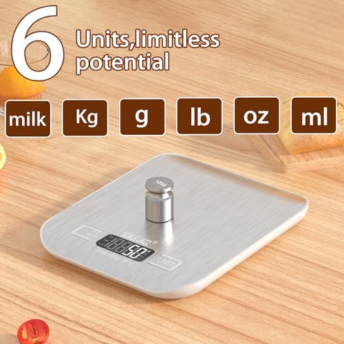 Mini Digital Scale 10kg/22lb, Kitchen Scale, Food Scale, Coffee Scale, Auto Off - Image 2