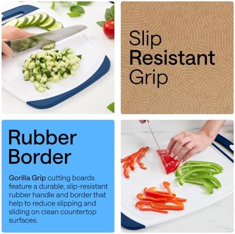 GORILLA GRIP BPA-Free Reversible Cutting Board - Image 3