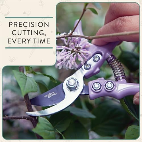 Modern Sprout Hand Pruners+Shears Set w/Blister -Gardening Tools - Image 2