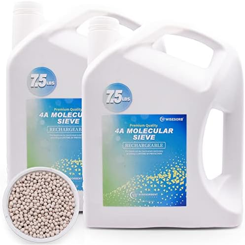 Wisesorb 2 Gallon 4A Molecular Sieve Desiccant Beads, 15 LBS Dehumidifier by Wisesorb