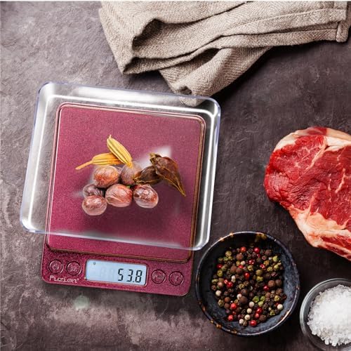Fuzion Small Gram Scale 3000g, Digital Kitchen Food Scale, Gram and Ounce - Image 5