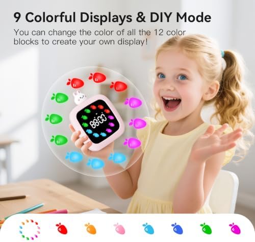 Yunbaoit Digital Visual Timer for Kids, 99-Minute Countdown, Rechargeable - Image 3