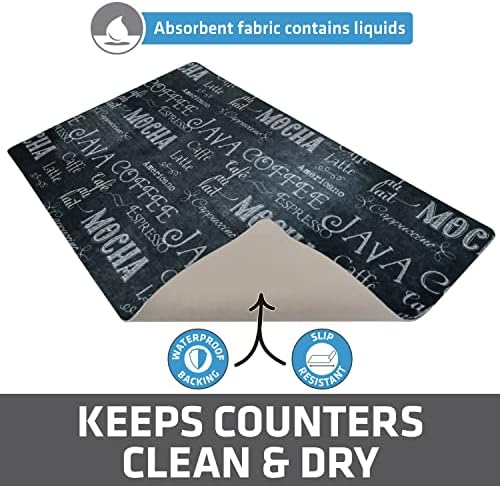 Drymate Coffee Maker Mat, Protects Kitchen Countertops From Spills, Stains & - Image 3