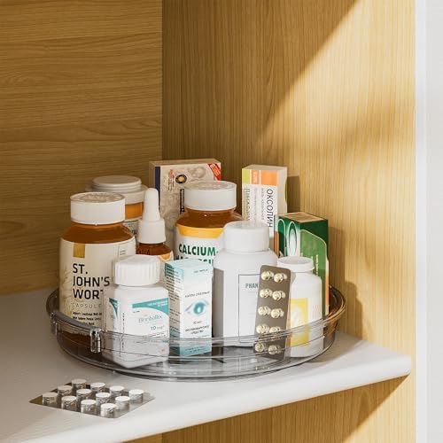 LAMU 2 Pack 10.6in Lazy Susan Organizer Turntable - Image 2