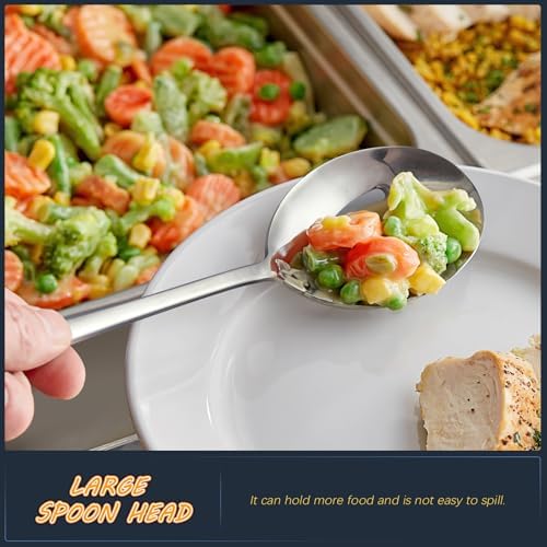 Serving Spoons 8.7 Inches Slotted Serving Spoon Large Cutlery - Image 5