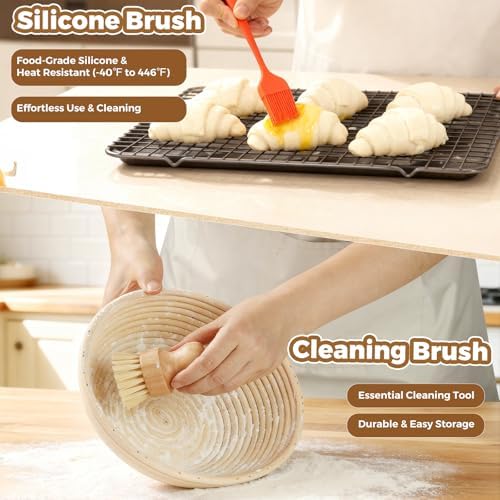 Complete Bread Proofing Basket Kit | All-in-One Set - Image 7