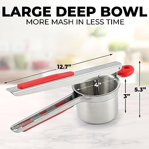 Zulay Kitchen Premium Large 15oz Potato Ricer, Heavy Duty Professional - Image 2