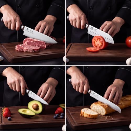 imarku 5PCS Kitchen Knife Set, Japanese Knife Set - Image 5