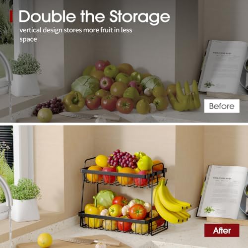 Sakugi Fruit Basket for Kitchen Counter - Image 2