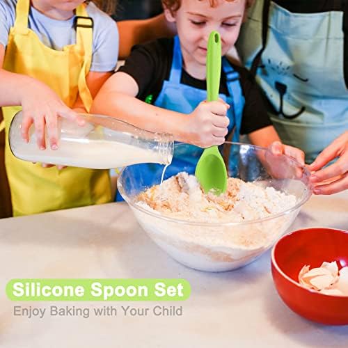 Beieverluck 12 Pack Large Silicone Cooking Spoons 10.8'' Heat Resistant Kitchen - Image 6