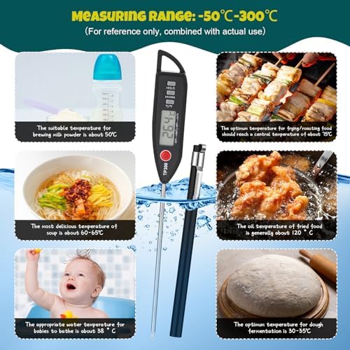 Copkim 10 Set Digital Food Thermometer Long Probe Instant - Image 4