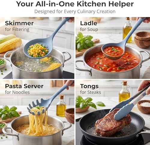 Vayvnt Silicone Cooking Utensil Set - Image 6
