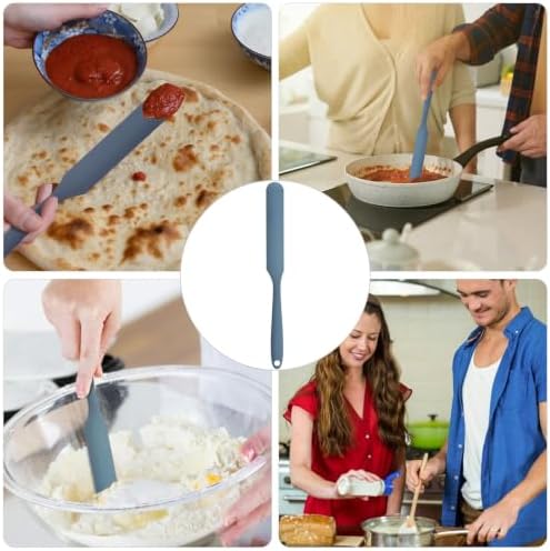 Silicone Jar Spatula, Non-Stick Heat Resistant Kitchen Thin Spatula, Sourdough - Image 3