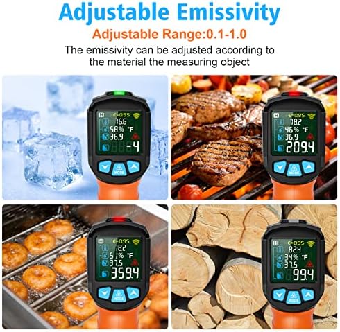 Infrared Thermometer Gun, Non Contact Digital Laser Thermometer Temperature Gun - Image 4